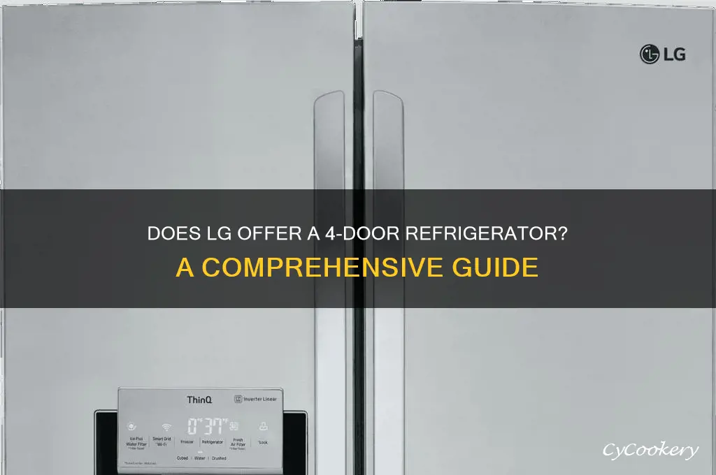 does lg have a 4 door refrigerator