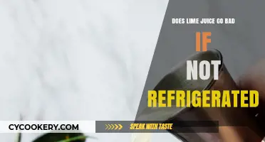 Does Lime Juice Go Bad Without Refrigeration? Shelf Life Explained