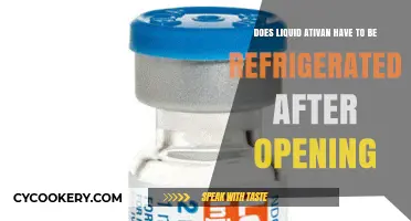 Does Liquid Ativan Require Refrigeration After Opening? Essential Storage Tips