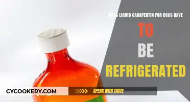 Liquid Gabapentin for Dogs: Refrigeration Requirements Explained