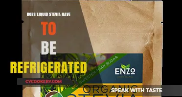 Does Liquid Stevia Need Refrigeration? Storage Tips and Shelf Life