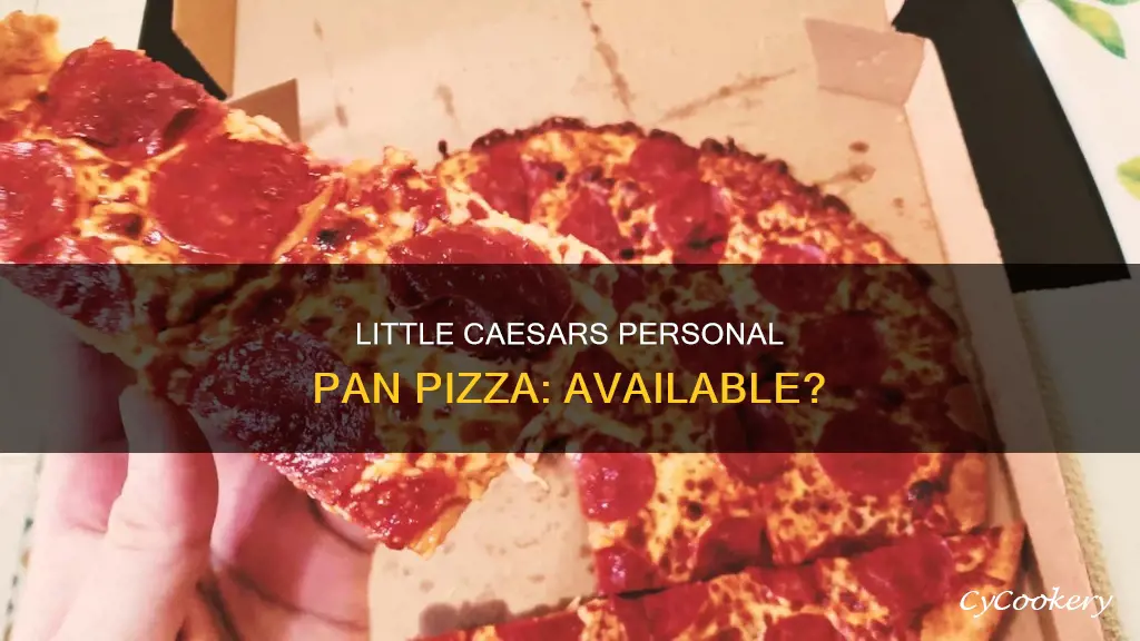 does little caesars have personal pan pizzas