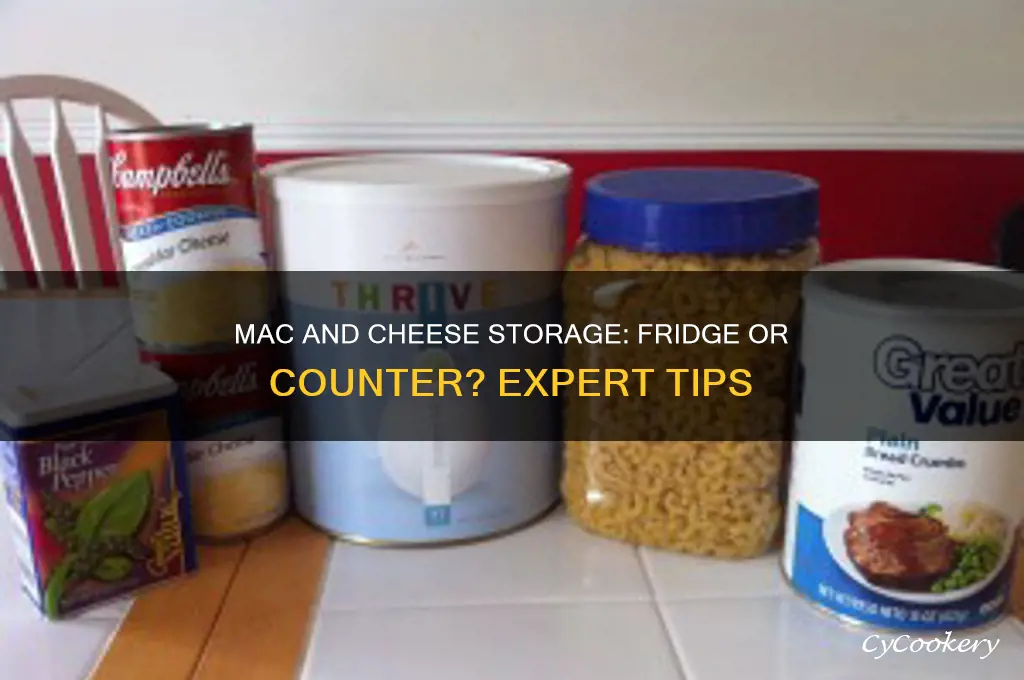 does macaroni and cheese have to be refrigerated