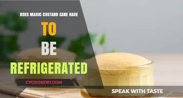 Magic Custard Cake Storage: Refrigerate or Not? Expert Tips