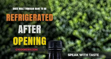Malt Vinegar Storage: Does It Need Refrigeration After Opening?