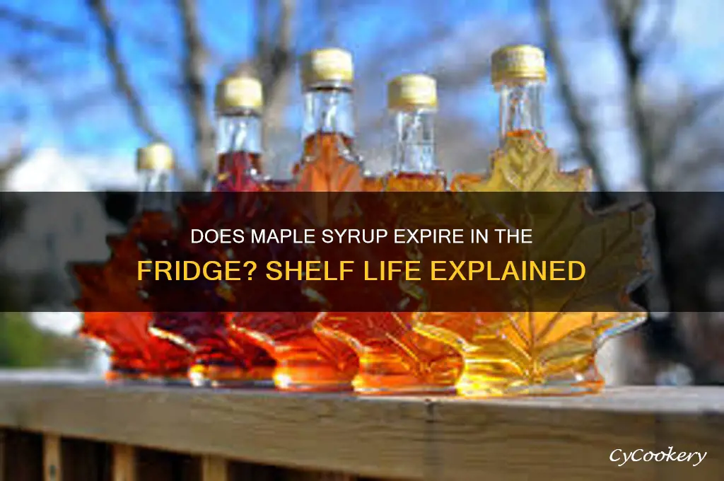 does maple syrup go bad in the refrigerator