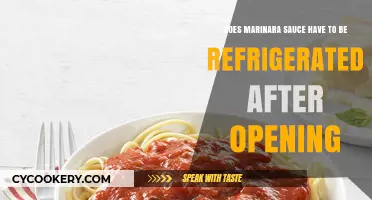 Should Marinara Sauce Be Refrigerated After Opening? Expert Tips