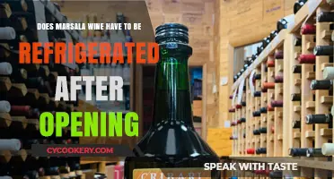 Marsala Wine Storage: Refrigerate After Opening or Not?