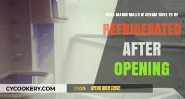 Should Marshmallow Cream Be Refrigerated After Opening? Find Out Here