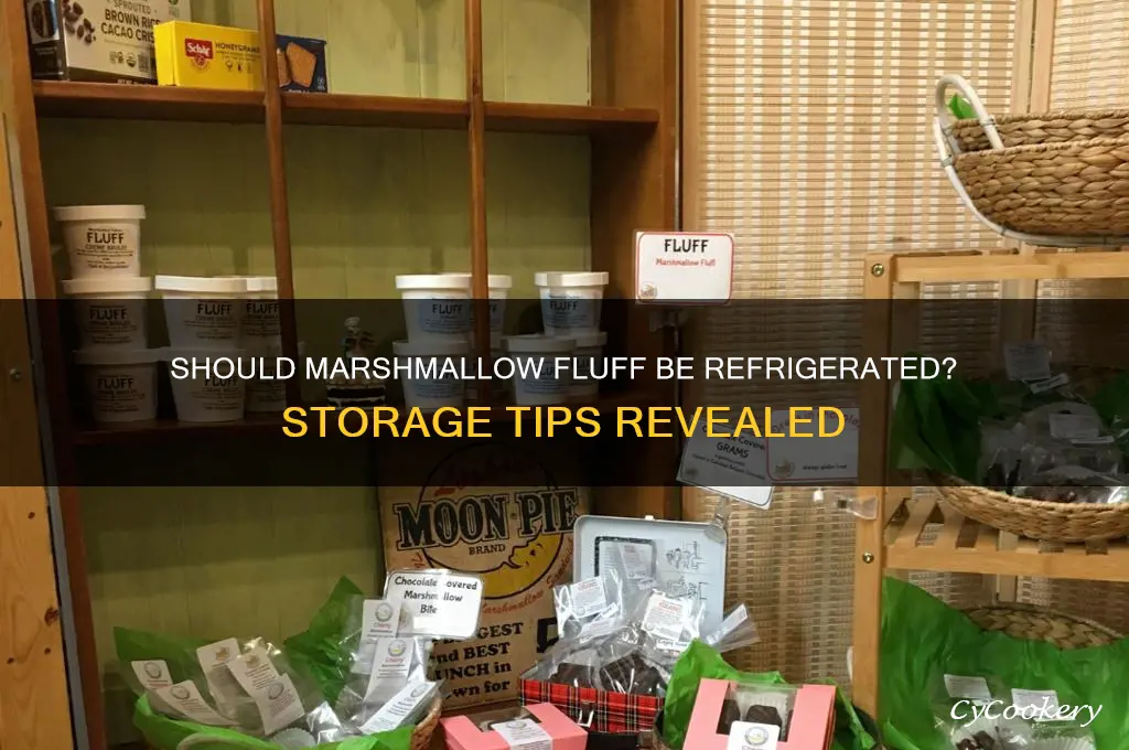 does marshmallow fluff have to be refrigerated