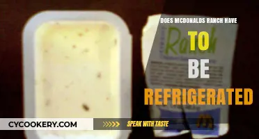 Does McDonald's Ranch Dressing Need Refrigeration? Facts Revealed