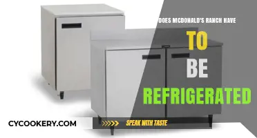 Does McDonald's Ranch Dressing Need Refrigeration? Facts Revealed