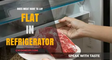 Proper Meat Storage: Does It Need to Lay Flat in the Fridge?