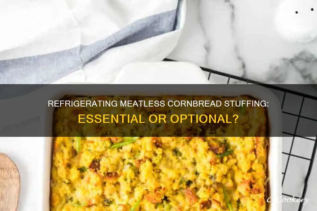 does meatless corn bread stuffing have to be refrigerated