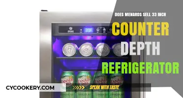 Menards Counter Depth Refrigerators: Are 33-Inch Models Available?