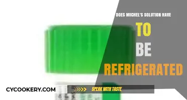 Does Michel's Solution Require Refrigeration? Storage Tips and Best Practices
