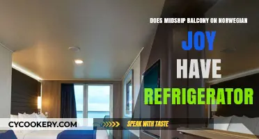 Norwegian Joy Midship Balcony: Refrigerator Amenities Explained