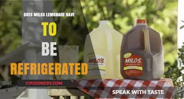 Does Milos Lemonade Need Refrigeration? Storage Tips and Shelf Life Explained