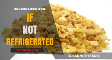 Minced Garlic Shelf Life: Does It Go Bad Without Refrigeration?