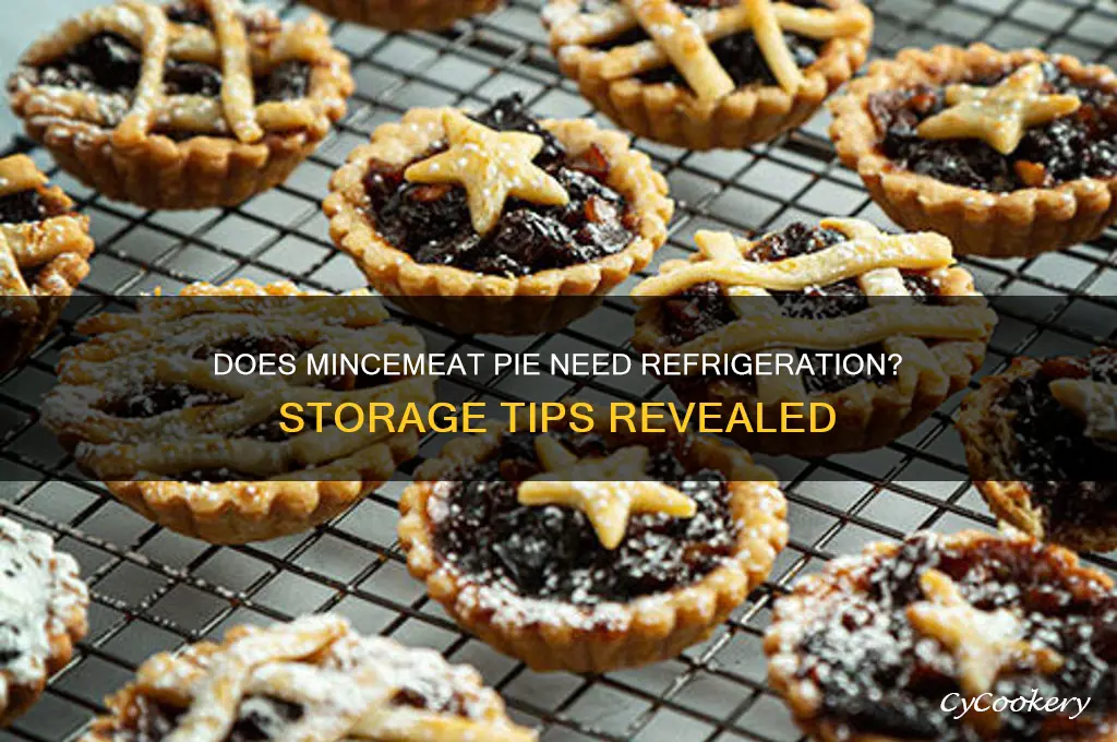 does mincemeat pie have to be refrigerated