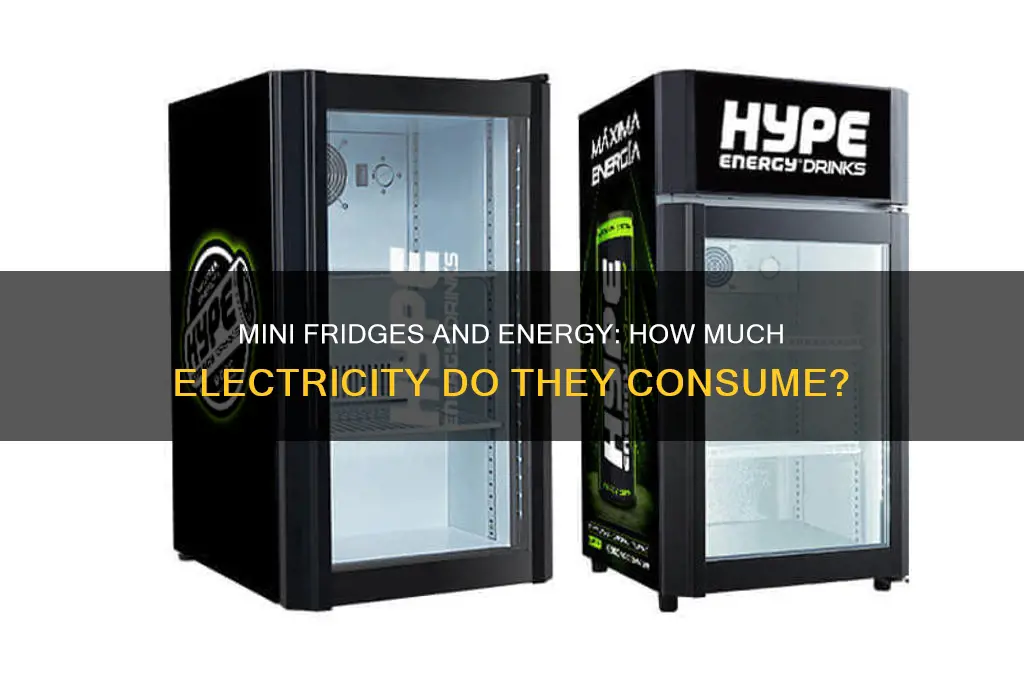 does mini refrigerators use a lot of electricity