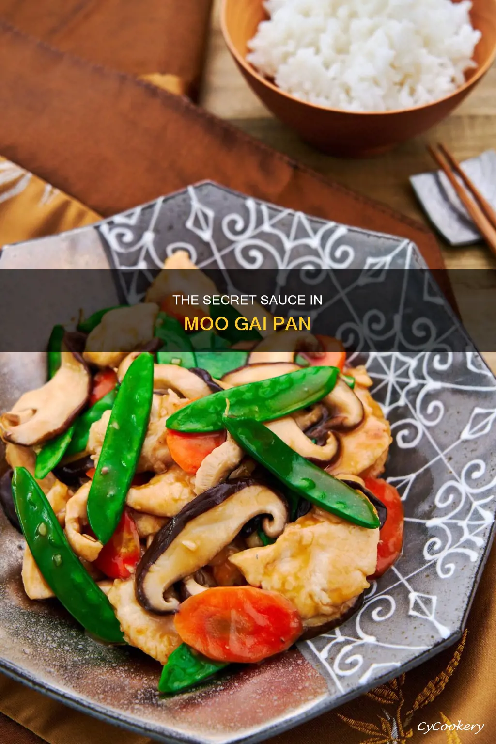 does moo gai pan have oyster sauce in it