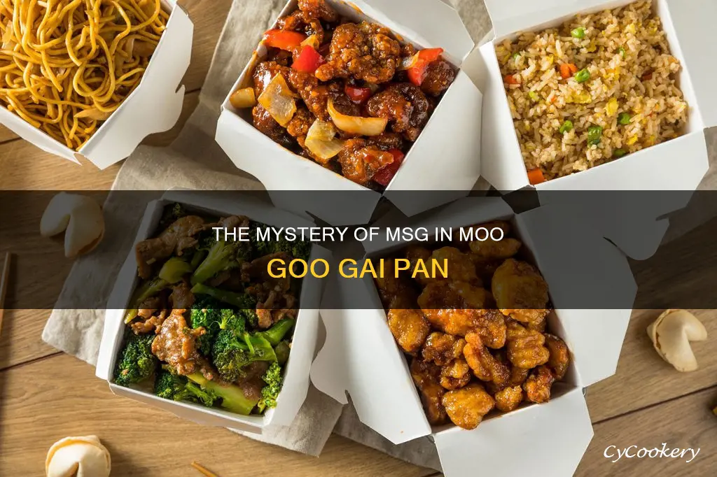 does moo goo gai pan have msg