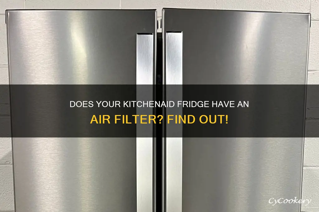 does my kitchenaid refrigerator have an air filter