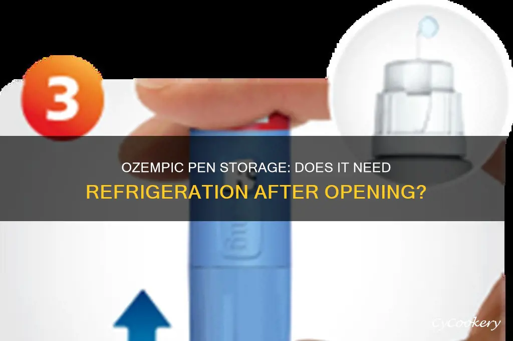 does my ozempic pen have to be refrigerated