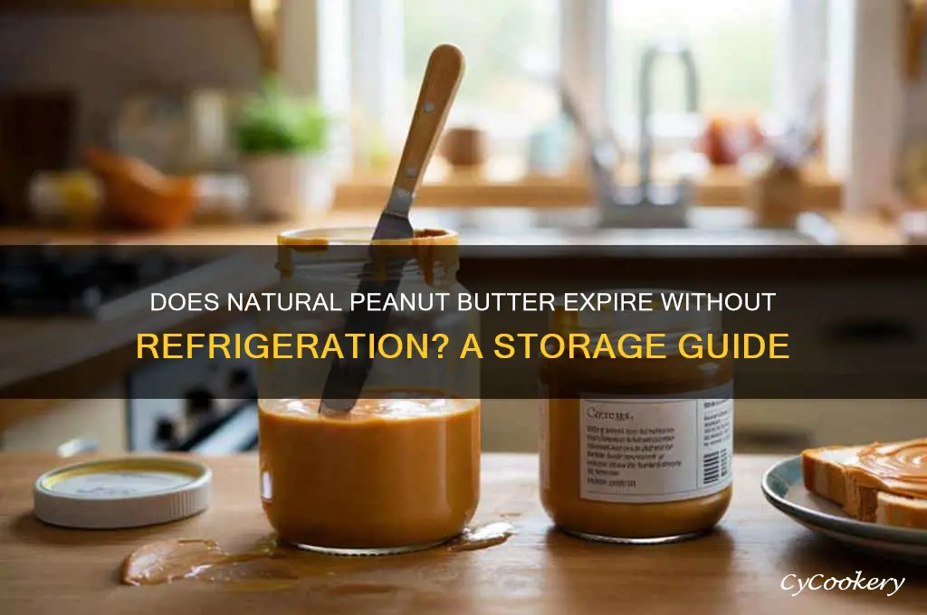 does natural peanut butter go bad if not refrigerated