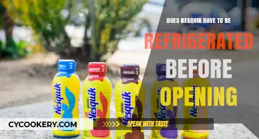 Does Nesquik Need Refrigeration Before Opening? The Surprising Truth
