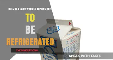 Does Non-Dairy Whipped Topping Need Refrigeration? Storage Tips Revealed