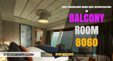 Norwegian Dawn Balcony Room 8060: Refrigerator Amenities Explained