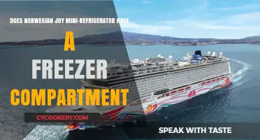 Norwegian Joy Mini-Fridge: Does It Include a Freezer Compartment?