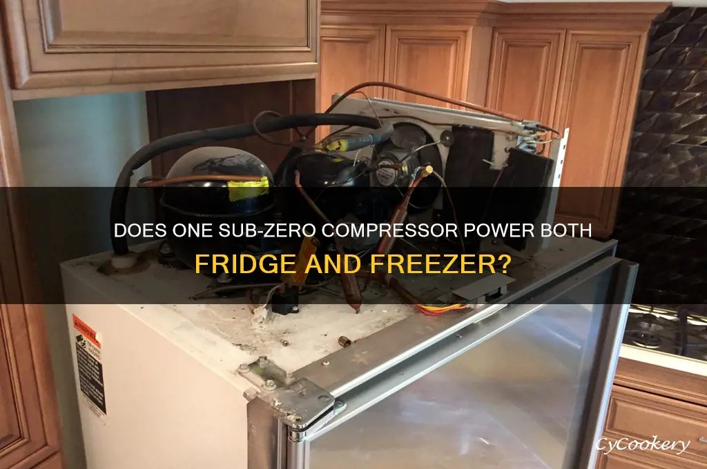 does one sub zero compressor run refrigerator and freezer