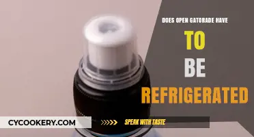 Does Open Gatorade Need Refrigeration? Facts and Best Practices