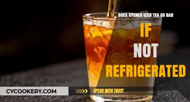 Opened Iced Tea: Does It Spoil Without Refrigeration?