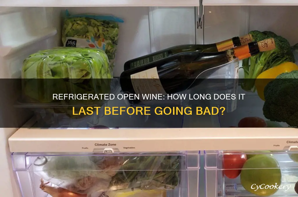 does opened wine go bad if refrigerated