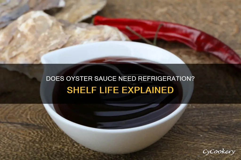 does oyster sauce go bad if not refrigerated