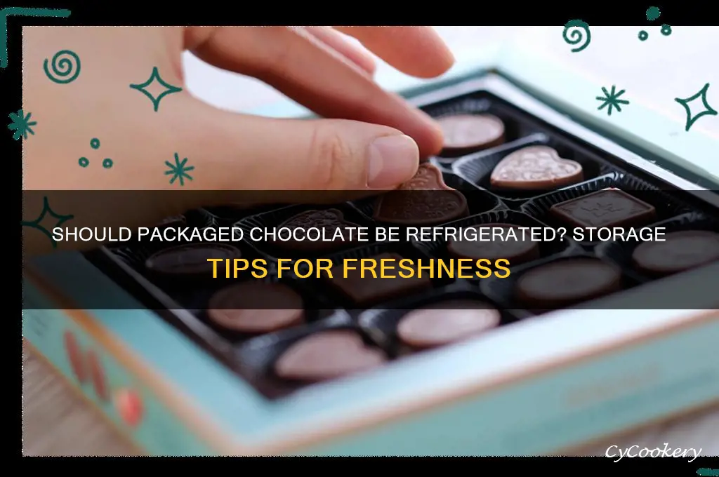 does packaged chocolate have to be refrigerated