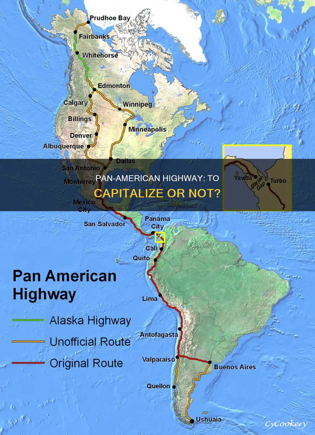 does pan american highway need to be capatlized