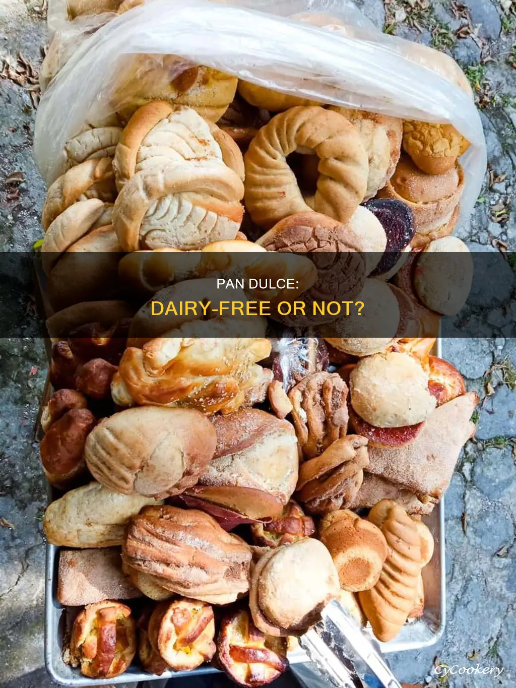 does pan dulce have dairy