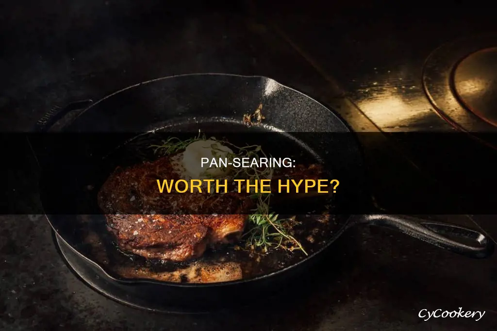 does pan searing do anything