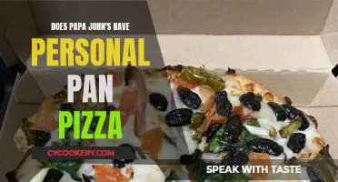 Papa John's Personal Pan Pizza: Available?