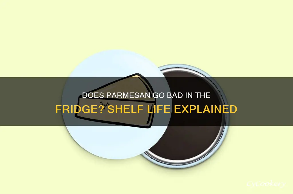 does parmesan go bad in the refrigerator