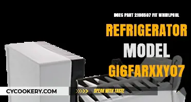 Whirlpool GI6FARXXY07 Refrigerator: Compatibility with Part 2198597 Explained
