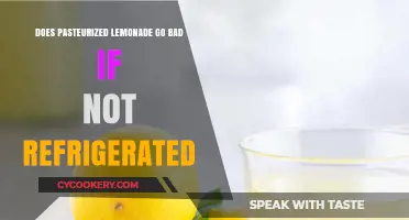 Does Pasteurized Lemonade Spoil Without Refrigeration? Shelf Life Explained