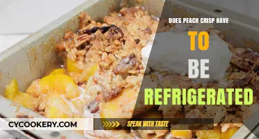 Peach Crisp Storage: Refrigerate or Not? Expert Tips Revealed