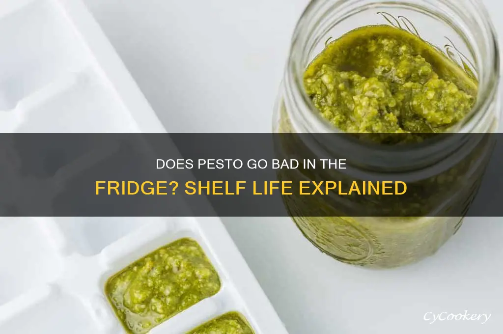 does pesto go bad if kept refrigerated