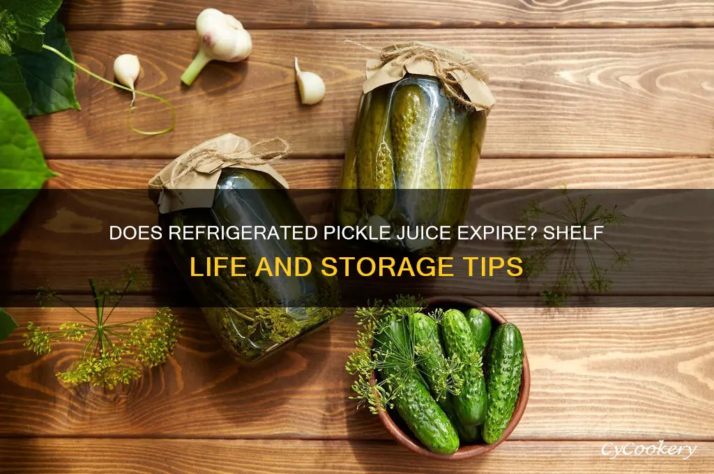 does pickle juice go bad in the refrigerator